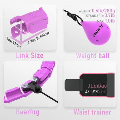 Smart Weighted Hula Hoop Set