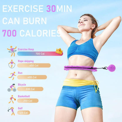 Smart Weighted Hula Hoop Set